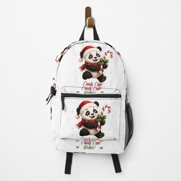 Item preview, Cute Santa Panda Candy Cane Wishes designed and sold by EnginerdStudio.
