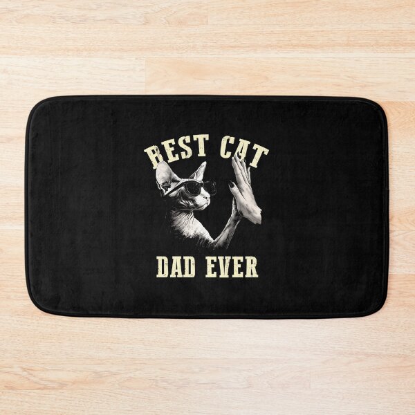 Item preview, Best Cat Dad Ever Sphynx Cat High Five designed and sold by Dmo3HarkoArt.