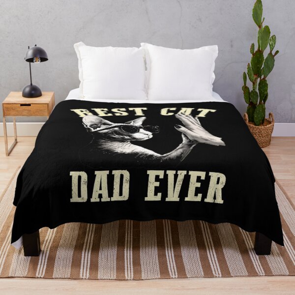Item preview, Best Cat Dad Ever Sphynx Cat High Five designed and sold by Dmo3HarkoArt.