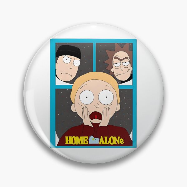 Item preview, Home Alone Rick And Morty Parody designed and sold by SaitokunArt.