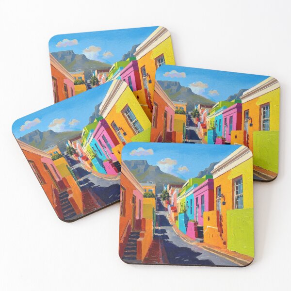 Item preview, Bo Kaap Acrylic Print | South Africa Travel Poster | South African  designed and sold by POSTERIOCREW.