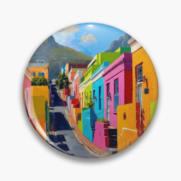 Item preview, Bo Kaap Acrylic Print | South Africa Travel Poster | South African  designed and sold by POSTERIOCREW.