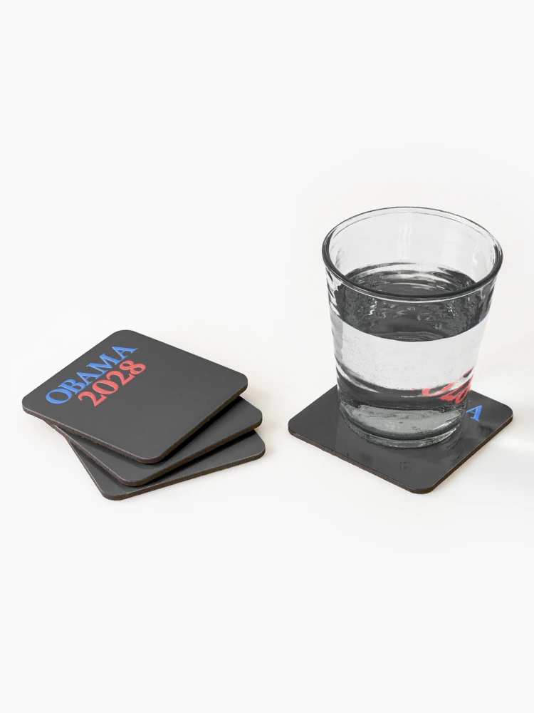 Thumbnail 2 of 5, Coasters (Set of 4), Obama 2028 designed and sold by RashasWashing.