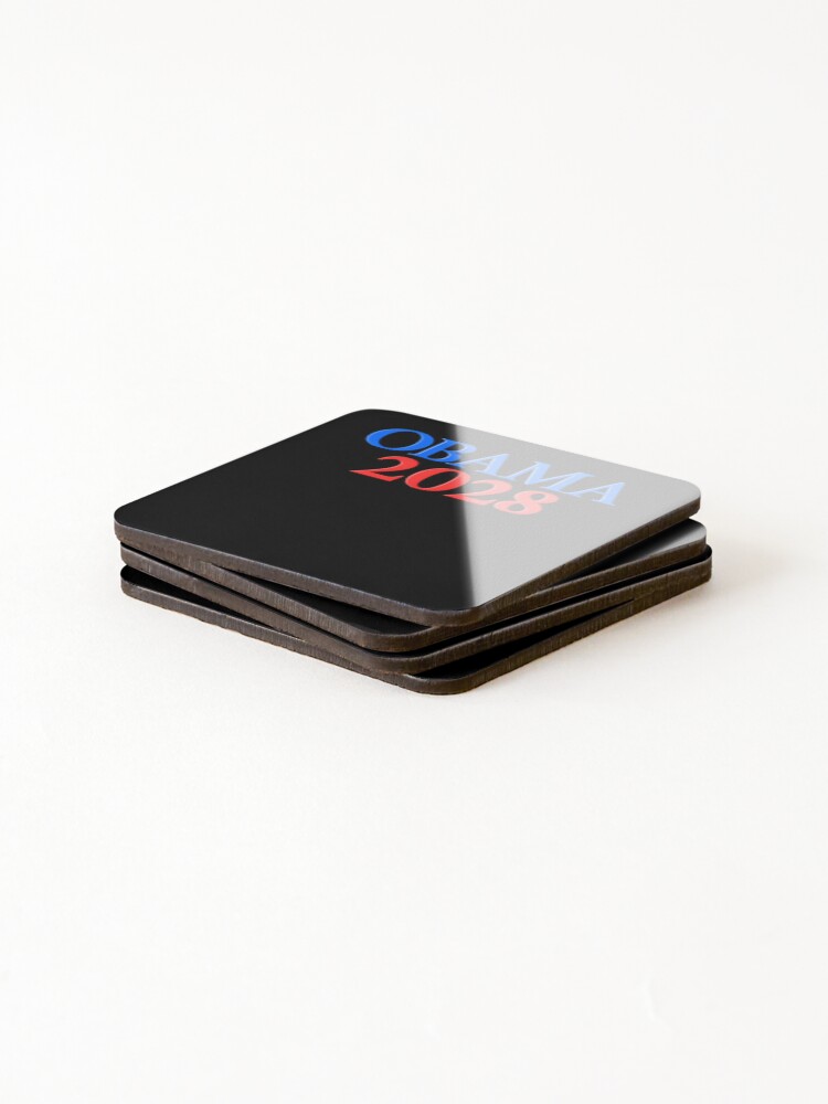 Thumbnail 4 of 5, Coasters (Set of 4), Obama 2028 designed and sold by RashasWashing.