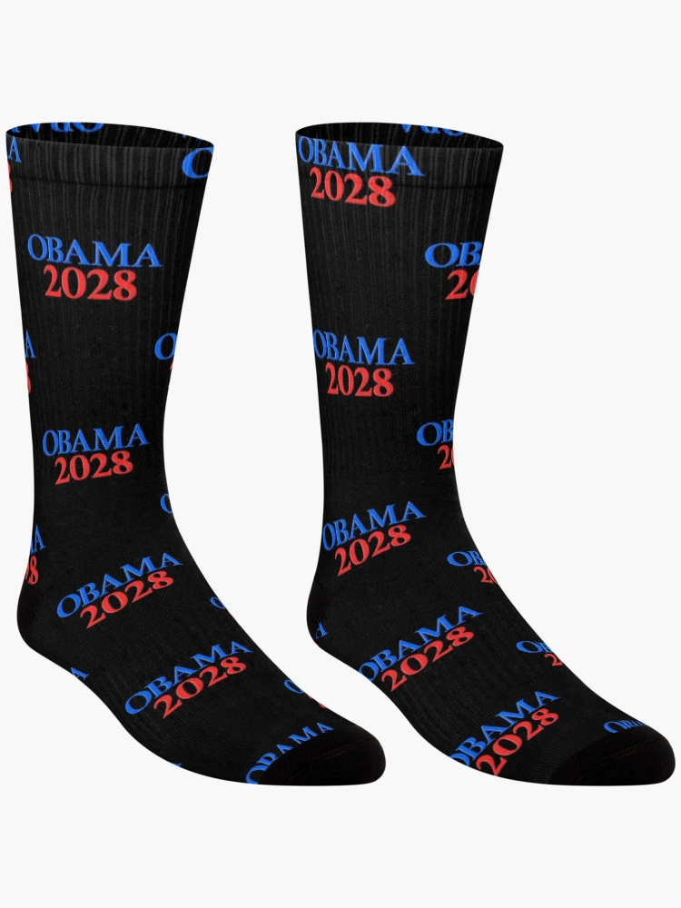 Thumbnail 3 of 5, Socks, Obama 2028 designed and sold by RashasWashing.