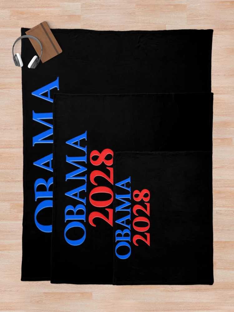 Thumbnail 5 of 6, Throw Blanket, Obama 2028 designed and sold by RashasWashing.