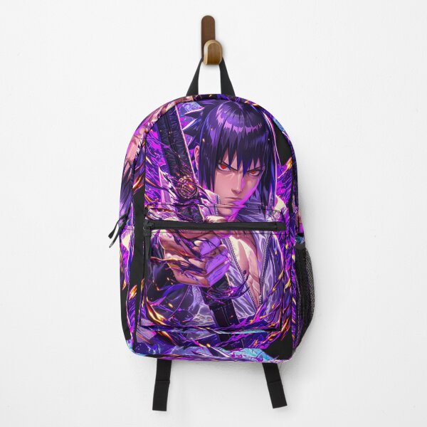 Item preview, Purple Shadow Swordsman – Dark Anime Inspired Warrior Neon Fantasy Art designed and sold by Dyan4.