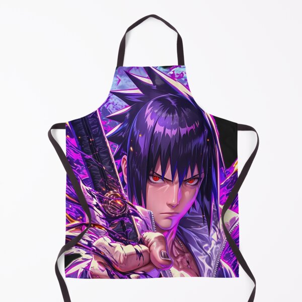 Item preview, Purple Shadow Swordsman – Dark Anime Inspired Warrior Neon Fantasy Art designed and sold by Dyan4.