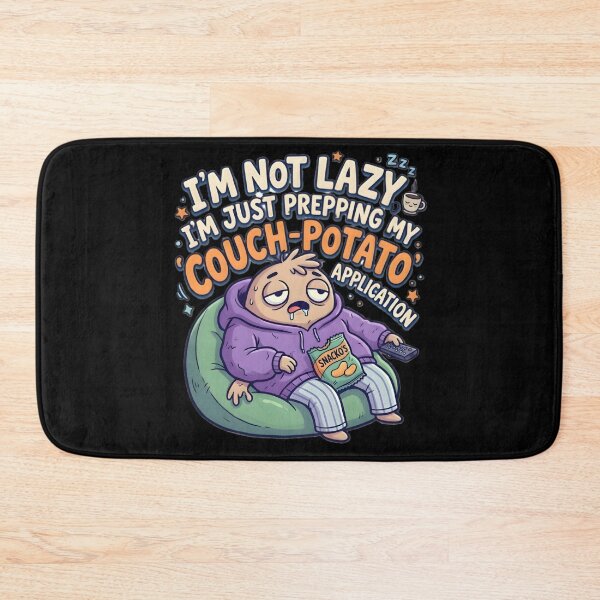Item preview, Funny Couch Potato Application I'm Not Lazy Potato Humor designed and sold by MCV-Designs.