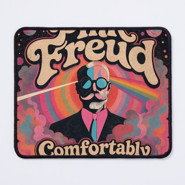 Item preview, Pink Freud Comfortably Analyzed designed and sold by davitabros.