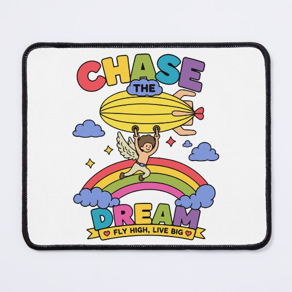 Item preview, Chase The Dream Shirt, Cute Angel Kids T-Shirt, Rainbow Adventure Design, Dream Big Inspirational Graphic Tee designed and sold by simplydesigns88.