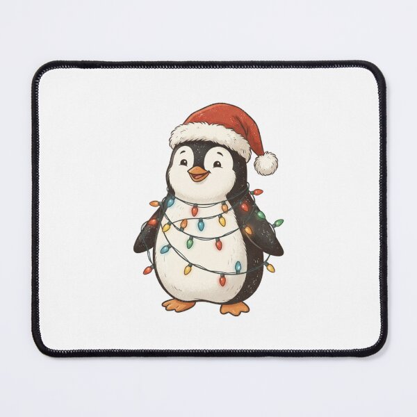 Item preview, Vintage Christmas Penguin with Santa Hat designed and sold by SOUFIANE1991.