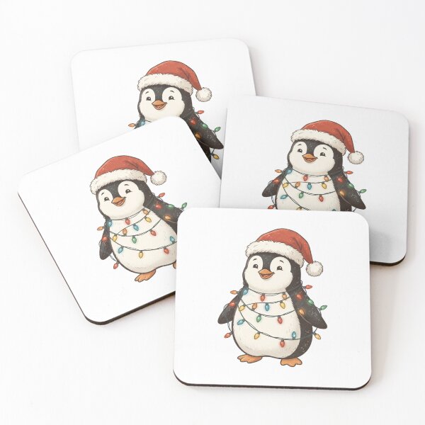 Item preview, Vintage Christmas Penguin with Santa Hat  designed and sold by SOUFIANE1991.