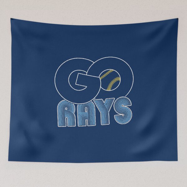 Item preview, Vintage Go Rays Distressed Baseball Fan Cheering Spirit designed and sold by RockTheFeal.