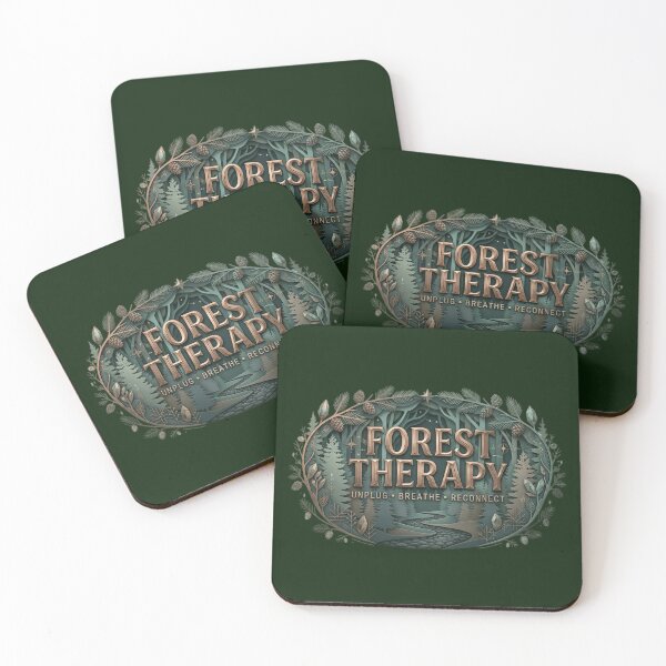 Item preview, Forest Therapy | Unplug Breathe Reconnect designed and sold by Amr Darwish Graphic designer.