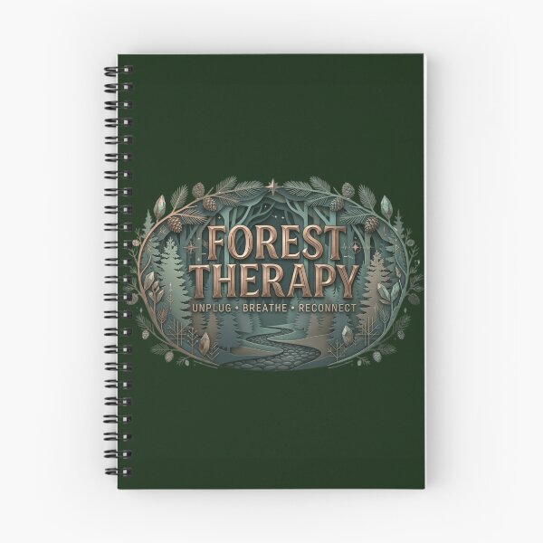 Item preview, Forest Therapy | Unplug Breathe Reconnect designed and sold by Amr Darwish Graphic designer.