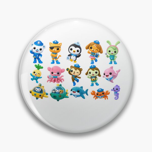 Item preview, Cute Octonauts Team Characters PNG – Ocean Adventure Cartoon Collection designed and sold by Naresh-pinjani.