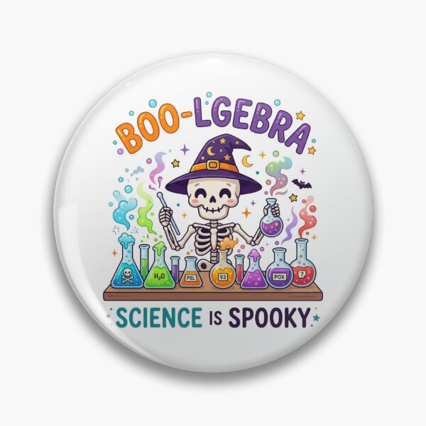 Item preview, Boo-lgebra Funny Science Skeleton Halloween Teacher Beaker Puns designed and sold by KreatoLab.