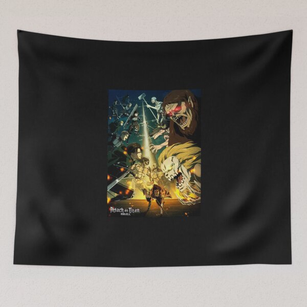 Item preview, AO Titan Season 4 Final Season Poster Anime Pullover Hoodie designed and sold by SusanaElls.
