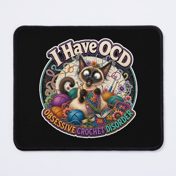 Item preview, I Have OCD Obsessive Crochet Disorder Funny designed and sold by Wilcox PhotoArt.