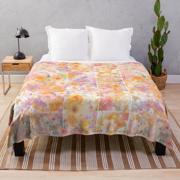 Item preview, Soft Pastel Floral Watercolor Seamless Botanical Flower Pattern designed and sold by ChubbyGoong.