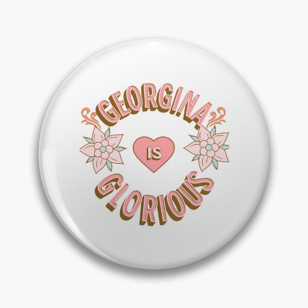 Item preview, Georgina Is Glorious - First Names - Birthday Gifts - Alliteration Fans designed and sold by haywardfelicid.
