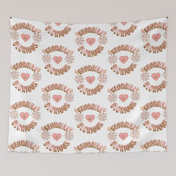 Item preview, Georgina Is Glorious - First Names - Birthday Gifts - Alliteration Fans designed and sold by haywardfelicid.