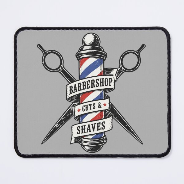 Item preview, Vintage Barber Pole Stamp Logo T-Shirt - Retro Barbershop Scissors Emblem Graphic designed and sold by Barber MD Culture.