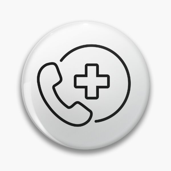 Item preview, Medical Emergency Phone Line Icon designed and sold by VectorForge Studio.