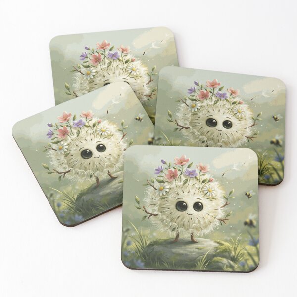 Item preview, Cute Dandelion Flower Spirit Cottagecore Nature Character designed and sold by MerrittLangley.
