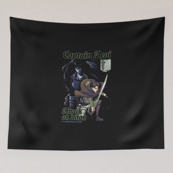 Item preview, AO Titan A Modern Epic Captain Levi Collage Anime Sweatshirt designed and sold by SusanaElls.