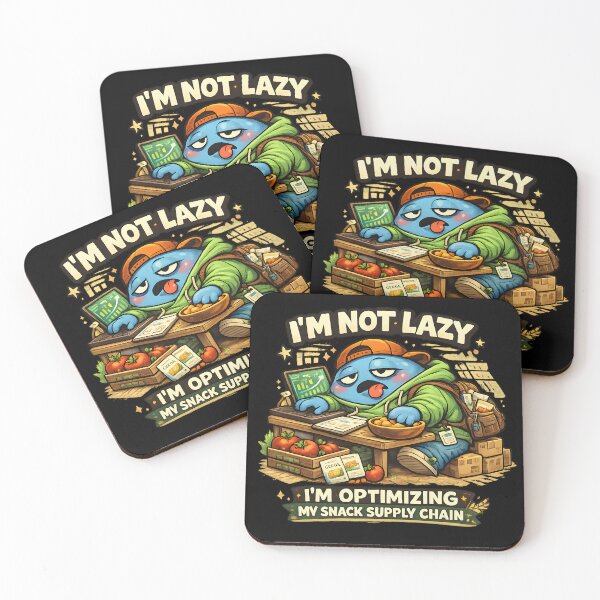 Item preview, Funny Optimizing My Snack Supply Chain I'm Not Lazy Work Humor designed and sold by MCV-Designs.