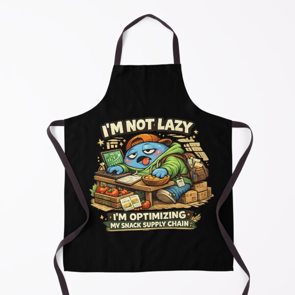 Item preview, Funny Optimizing My Snack Supply Chain I'm Not Lazy Work Humor designed and sold by MCV-Designs.