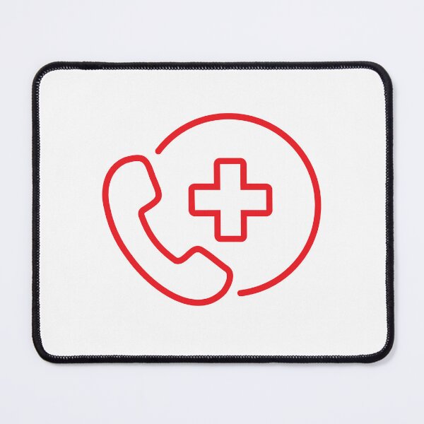 Item preview, Medical Emergency Phone Line Icon designed and sold by VectorForge Studio.