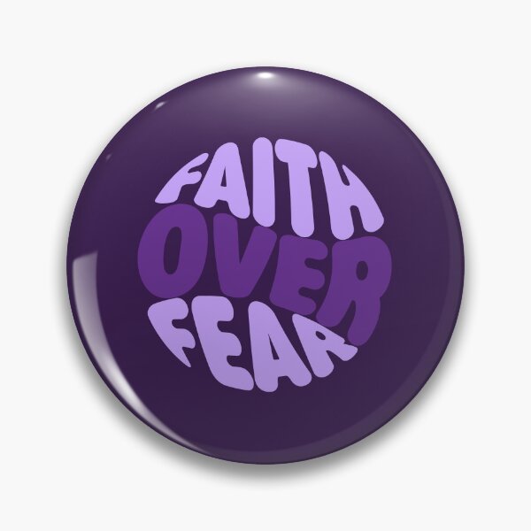 Item preview, Faith Over Fear – Christian Faith Typography T-Shirt Design designed and sold by CrossCrafted.