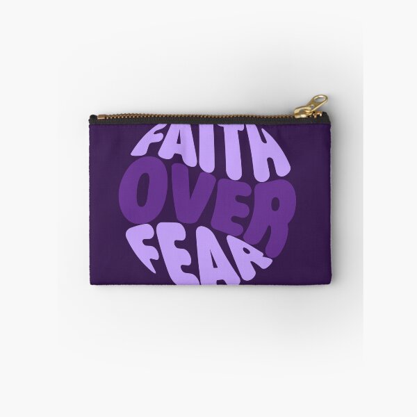 Item preview, Faith Over Fear – Christian Faith Typography T-Shirt Design designed and sold by CrossCrafted.