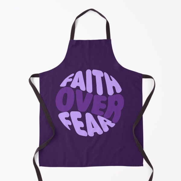 Item preview, Faith Over Fear – Christian Faith Typography T-Shirt Design designed and sold by CrossCrafted.