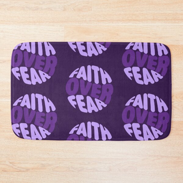 Item preview, Faith Over Fear – Christian Faith Typography T-Shirt Design designed and sold by CrossCrafted.