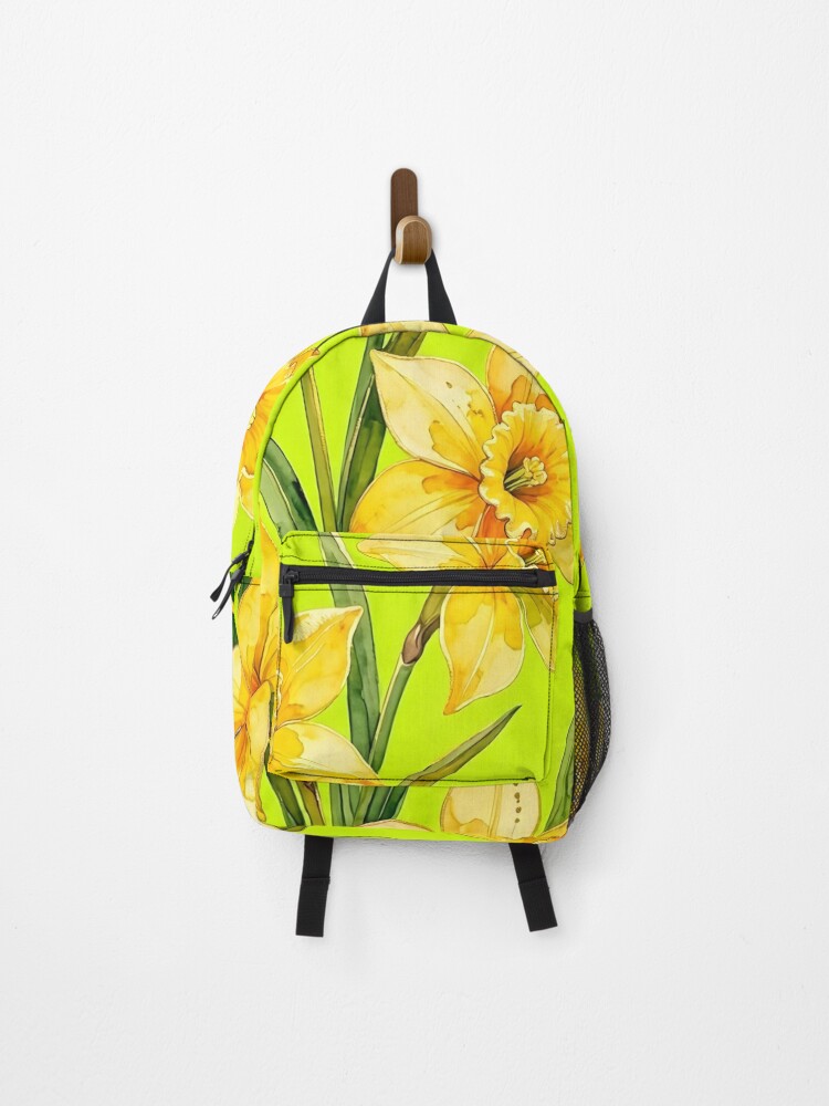 Thumbnail 1 of 3, Backpack, Daffodil designed and sold by GraphicsClub.