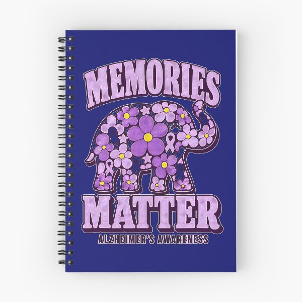 Item preview, Memories Matter Alzheimer's Awareness Purple Elephant designed and sold by averyfisher.