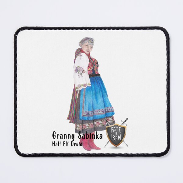 Item preview, Granny Sabinka - Half-Elf Druid designed and sold by fateofisen.
