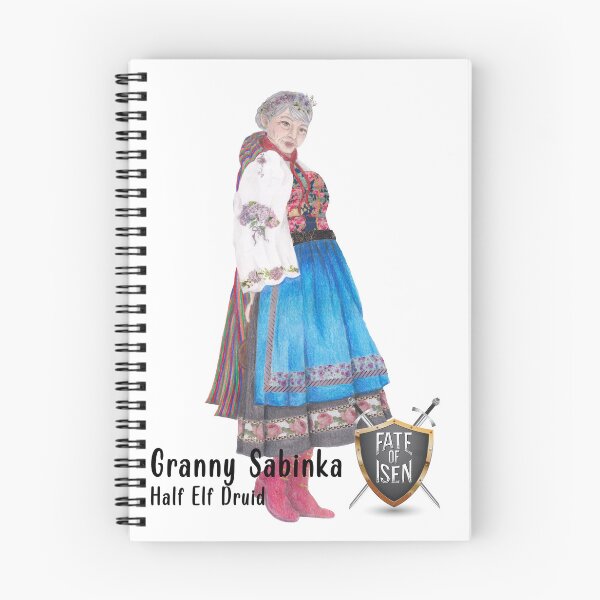 Item preview, Granny Sabinka - Half-Elf Druid designed and sold by fateofisen.
