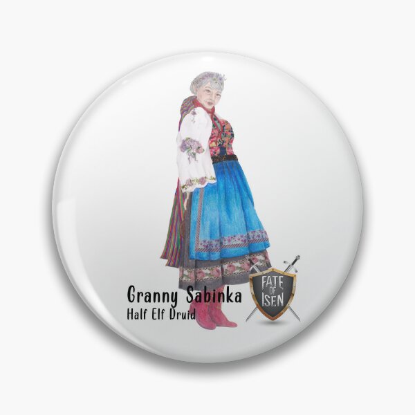 Item preview, Granny Sabinka - Half-Elf Druid designed and sold by fateofisen.