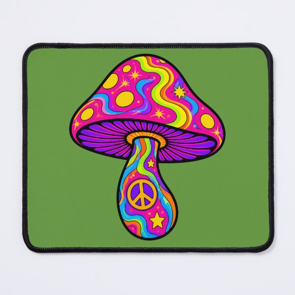 Item preview, Psychedelic Mushroom – Retro Peace Vibes – Colorful Mushroom designed and sold by design-rebell.