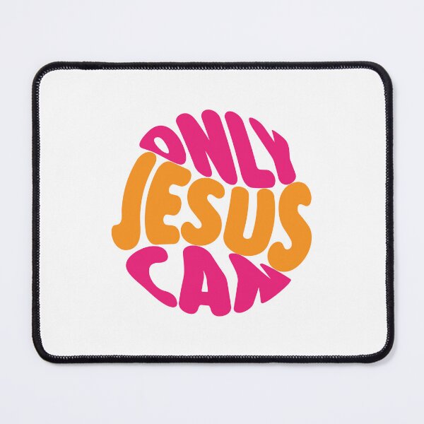 Item preview, Only Jesus Can – Christian Faith Typography T-Shirt Design designed and sold by CrossCrafted.