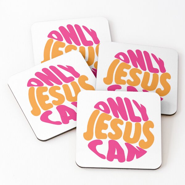Item preview, Only Jesus Can – Christian Faith Typography T-Shirt Design designed and sold by CrossCrafted.