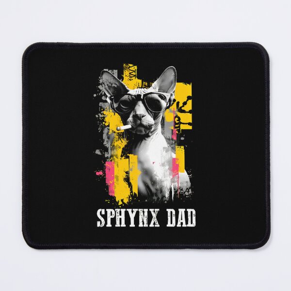 Item preview, Sphynx Dad Cool Cat Sunglasses Cigarette Art designed and sold by Dmo3HarkoArt.