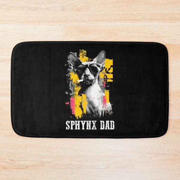 Item preview, Sphynx Dad Cool Cat Sunglasses Cigarette Art designed and sold by Dmo3HarkoArt.