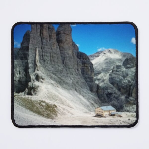 Item preview, Majestic Mountain Landscape with Lodge designed and sold by Raygeebokice.