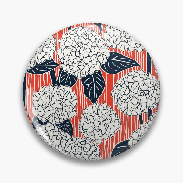 Item preview, hydrangea indigo fire red designed and sold by scrummy.